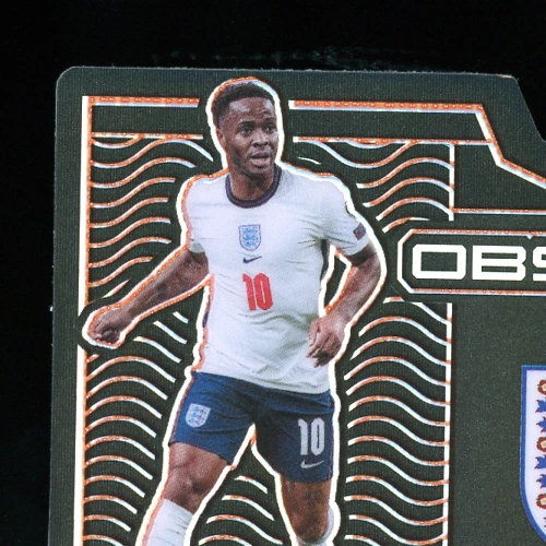 Raheem Sterling /30 2021-22 Panini Obsidian Soccer Vitreous #21 England - Image 4 of 4