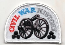 CIVIL WAR HISTORY Iron On Patch History