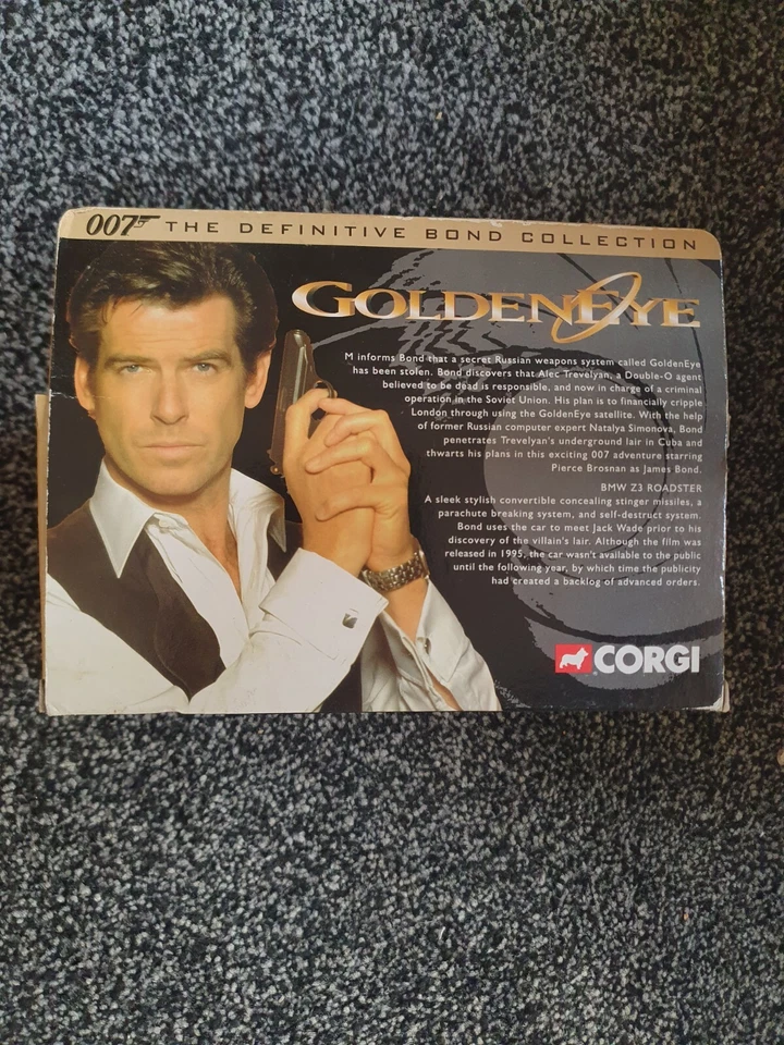 CORGI 04901 BMW Z3 ROADSTER JAMES BOND 007 GOLDENEYE -DEFINITIVE BOND COLLECTION - Image 3 of 4