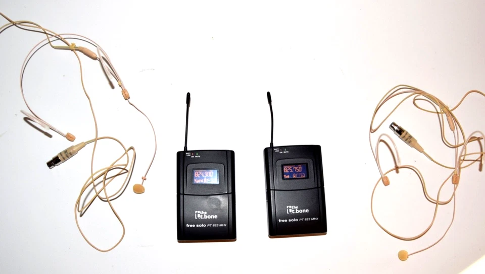 the t.bone free solo Twin PT 823 MHz Funkmikrofon Headset Top - Zustand - Bild 3 von 4