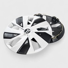 Universal Fit 4 Piece Silverblack Snap-on Wheel Cover 16 Inch Steel
