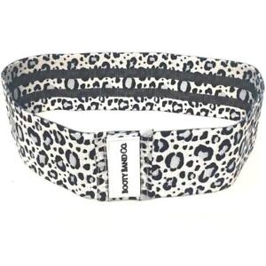 Resistance Booty Band Co  Aus stock Fast -Fabric Bands - Snow Leopard c/w 