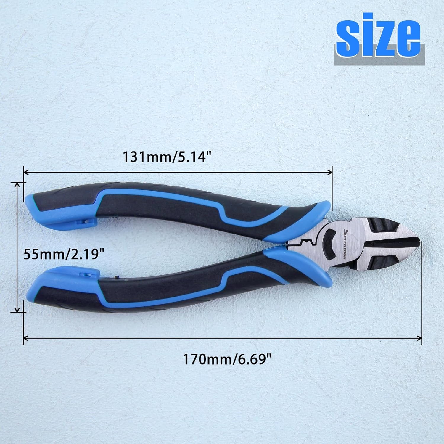 SPEEDWOX 6-Inch Multifunctional Tool Pliers: Multipurpose 6", Blue & Black 
