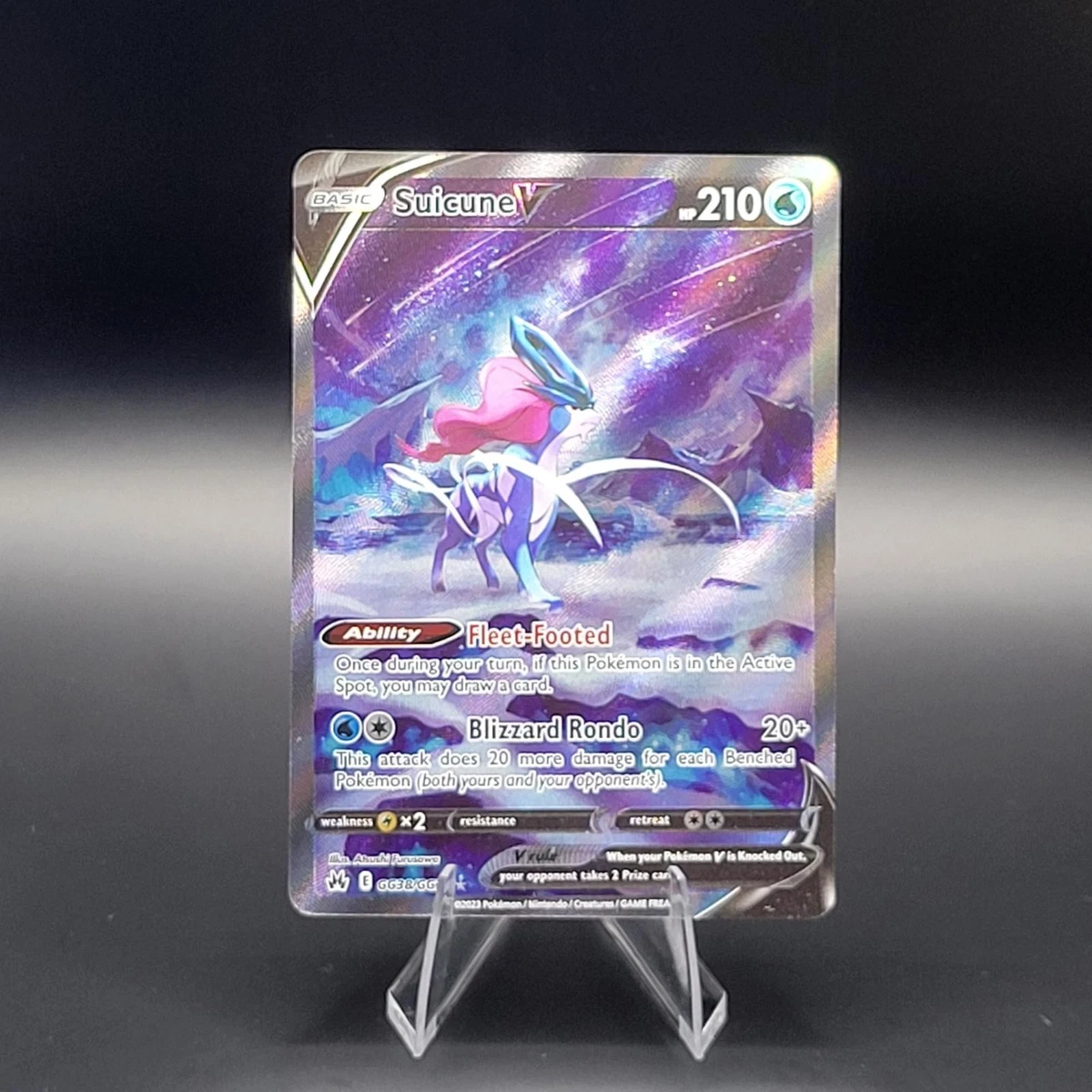 25+ Suicune V GG38/GG70 Crown Zenith: Galarian Gallery for sale