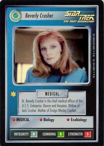 Beverly Crusher [Foil] Lightly Played ST1E: Reflections - ST 1E