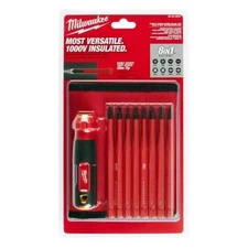 Milwaukee 48-22-2218 1000V Insulated Slim Tip Multi-Bit Screwdriver Set (8-IN-1)