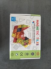 Magnetic Tiles kit construction magnétique 60 pcs plastique pack complet 3+