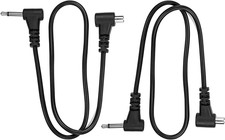  2 PCS 2.5Mm to Male Flash PC Sync Cable,12-Inch/30Cm 2.5Mm Plug to Male Flash