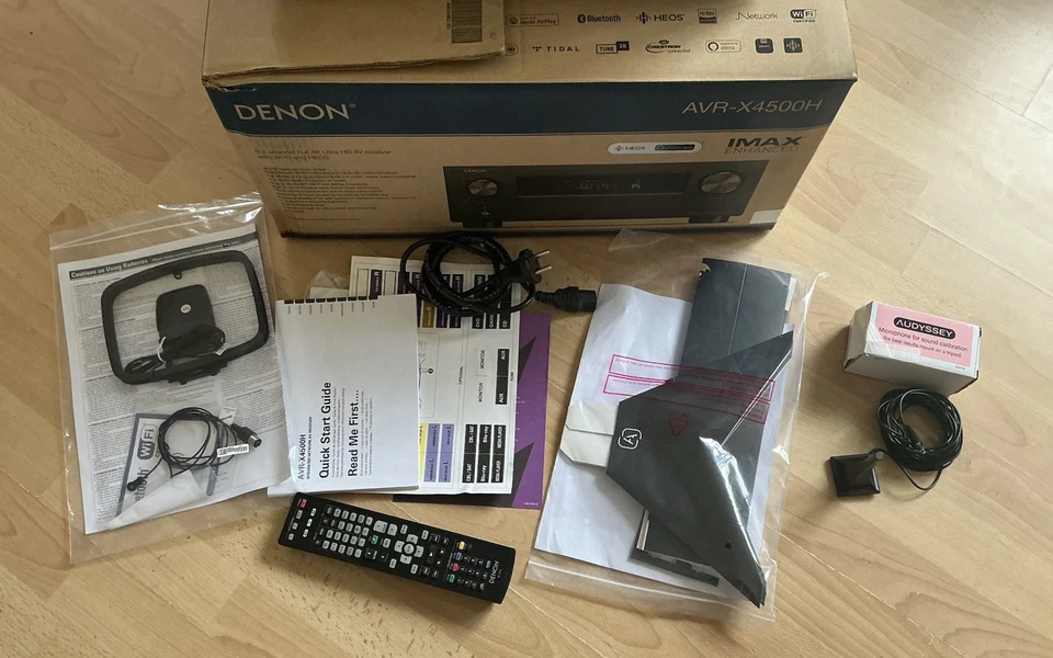 Heimkino-AV-Receiver - Denon AVR-X4500H, 9.2 Kanäle, top Zustand - Bild 2 von 4