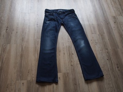 VINTAGE DIESEL ZATHAN (008LC) Flare Bootcut Jeans W31 L32 (VON L34 GEKÜRZT) RE57