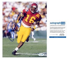 Rodney Peete AUTOGRAPH Signed USC Trojans Football Rose Bowl 8x10 Photo ACOA