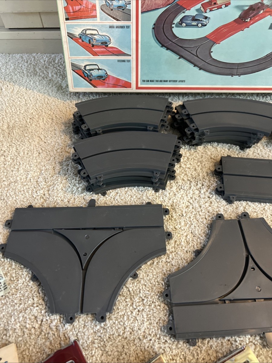 Ideal Motorific Highway Torture Track Accessory Set Lot W/ Cars In