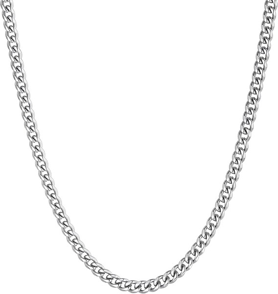 Chainshouse Halskette FüR Herren Damen Edelstahl Panzerkette 3/6/9/12Mm Breit-image