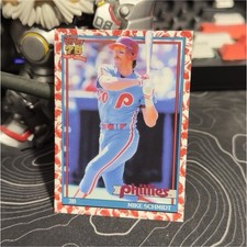 Topps 75 Years Baseball koi fish insert Mike Schmidt Phillies T91-72 