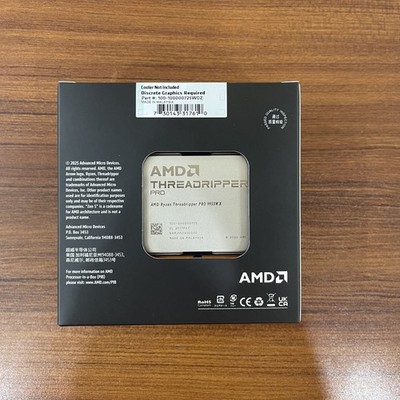 AMD Ryzen Threadripper 9955WX CPU processor 16 cores, 32 threads, 2.5GHz-5.4GHz