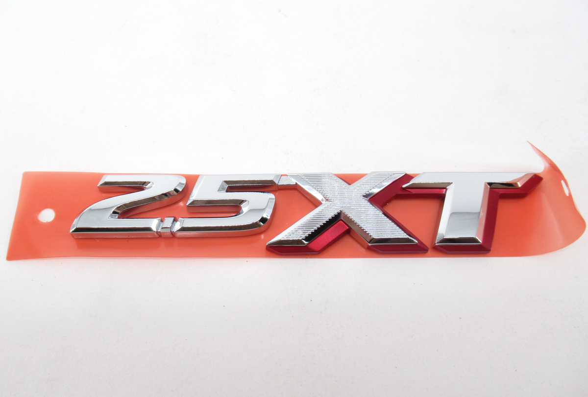 Genuine OEM Subaru 93073SA670 2.5 XT Rear Nameplate Emblem Chrome