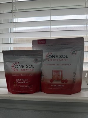 One Sol Hydration + Creatine Sour Cherry Flavor
