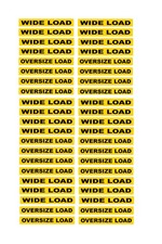 1/64 scale model semi truck DOT wide load oversize load placards 1:64