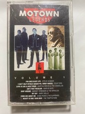 Motown Legends Volume 1 Cassette 1994 Motown Stevie Wonder Four Tops
