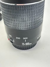 Canon EF 75-300mm f/4-5.6 III w/ Hoya HMC 58mm UV Filter ET-60 Hood  Front Cap