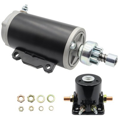 XINGHOPUTH Starter with Relay Replacement for Johnson 85HP 88HP 90HP 100HP 11...