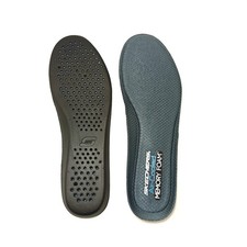 Skechers Grey Men Sz 10.5-13 Air-cooled Memory Foam Cushion Replacement Insoles