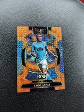 2023-24 Panini Select La Liga - Terrace Iago Aspas #33 Orange Mojo Prizm /199