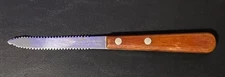 Vintage Grapefruit Knife Stainless Serrated Curved Blade Double Sided