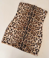 Second Hand Never Worn Cheetah Print Sequined Mini Tube Dress