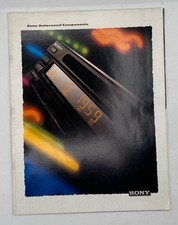 Vintage Sony Autosound Components Dealer Brochure CDX-U500 Car Audio MTX Insert
