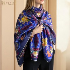 RARE VINTAGE HERMES Silk Scarf "Poesie Persane" Carre 90 Duty-free US