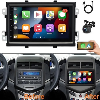 7'' 4+64G CarPlay For Chevrolet Aveo 2012-2015 Android 15 GPS Car Stereo Radio