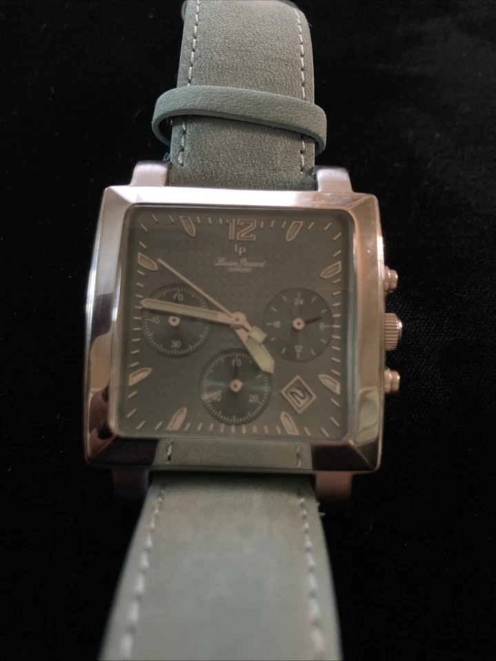 Lucien Piccard Reloj de Lujo para Damas Correa de Cuero Verde Nuevo en Caja Foto 4 de 4