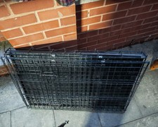 Large Foldable Dog Crate / Pet Cage – Metal – Good Condition