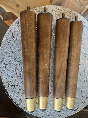 MCM 11.5β Tapered Hardwood Furniture Legs with Hardware Coffee Table