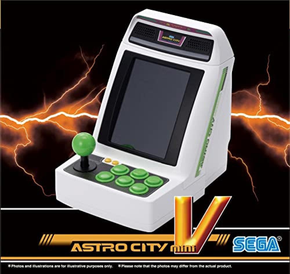 SEGA Astro City Mini V (Mini plug n play arcade) Mini Console with 22 build-in g