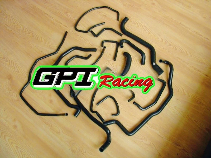 Silicona Hose Tubo For 1988-1991 Renault Super 5 R5 GT Turbo Phase 2 1.4 BLACK - image 2 of 4