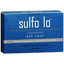 Sulfo-Lo Cleansing Bar Soap with Sulfur for Face and 3.5 Ounce Pack of 1 