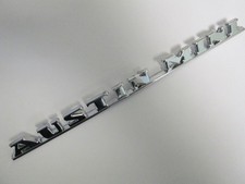 Bmc Austin Mini Script Chrome Plate Metal Badge New - Ala6622