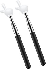 2 Pk Telescopic Teacher Pointer Stick Extendable Finger Classroom Hand