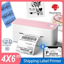 Imagen de Phomemo 241BT 4x6 Bluetooth Shipping Label Printer or Thermal Address Label Lot