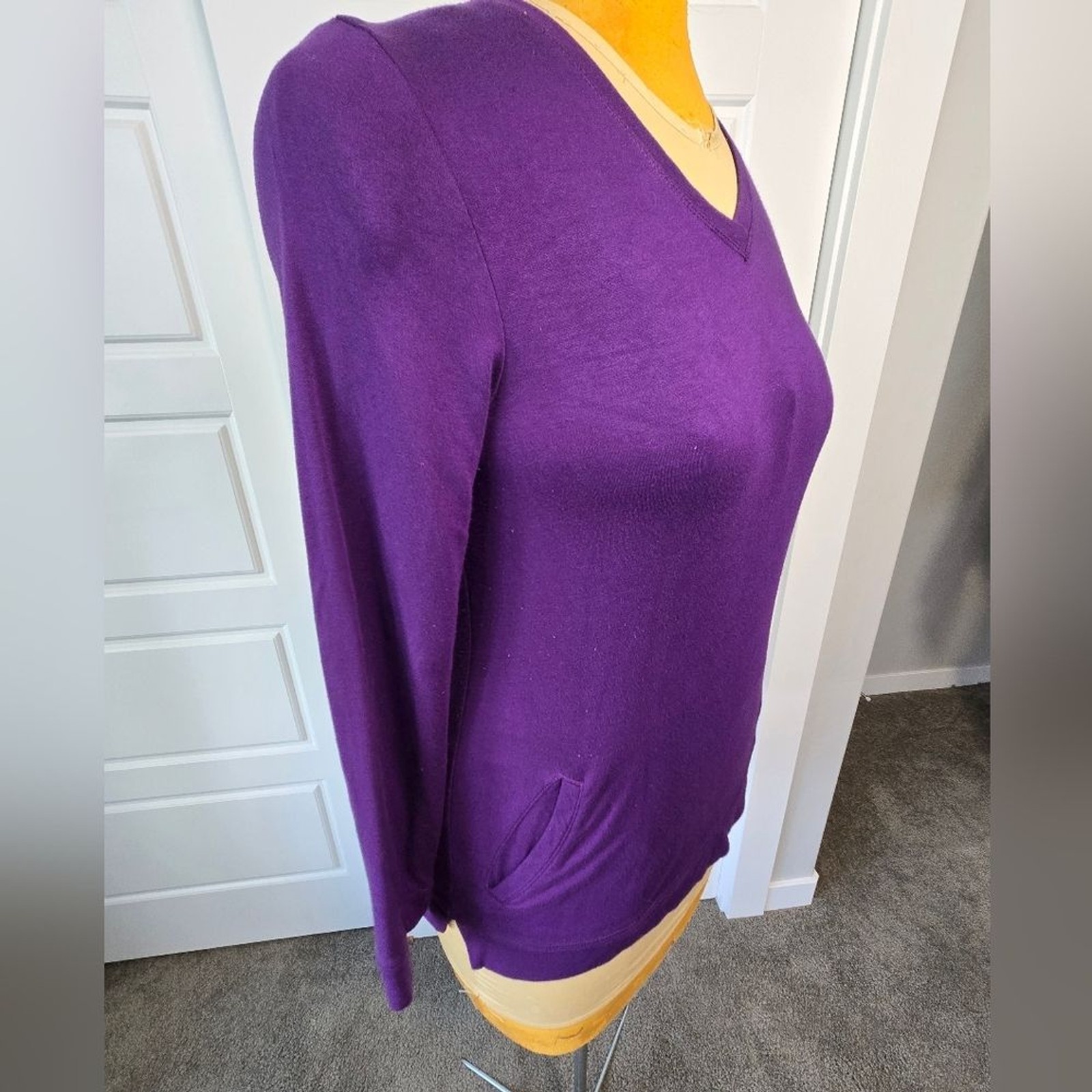 WEEKENDS BY CHICO PURPLE PULLOVER SWEATSHIRT WOME… - image 6