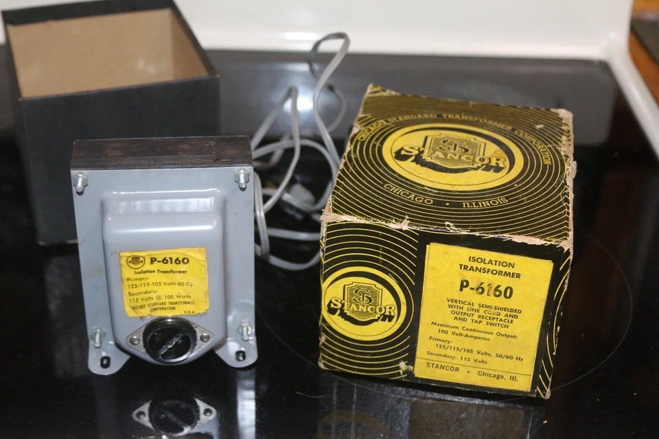 EN CAJA TRANSFORMADOR DE AISLAMIENTO STANCOR P-6160 (INTERRUPTOR 3 VÍAS 110/115/125V-Excelente Foto 3 de 4