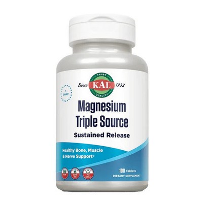 Magnesium Triple Source Sustained Release 100 Tabs