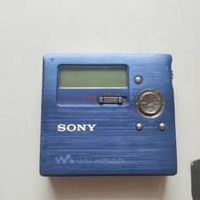 Sony MZ-R909 Blue Recording Mini Disc MD Walkman Tested Working