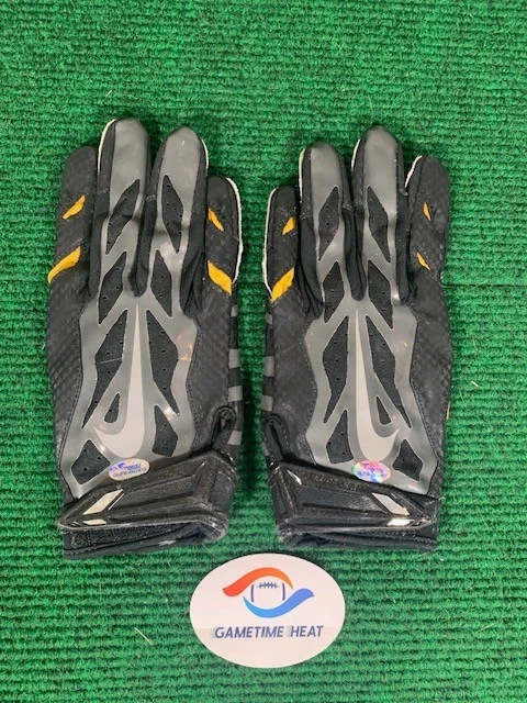 Guantes de fútbol americano Nike Vapor Jet Missouri Tigers Mizzou Team Issue juego universitario M Foto 2 de 3