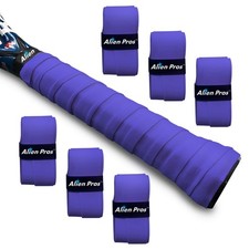 Tennis Racket Grip Tape 6 Precut Overgrips for High Performance Purple