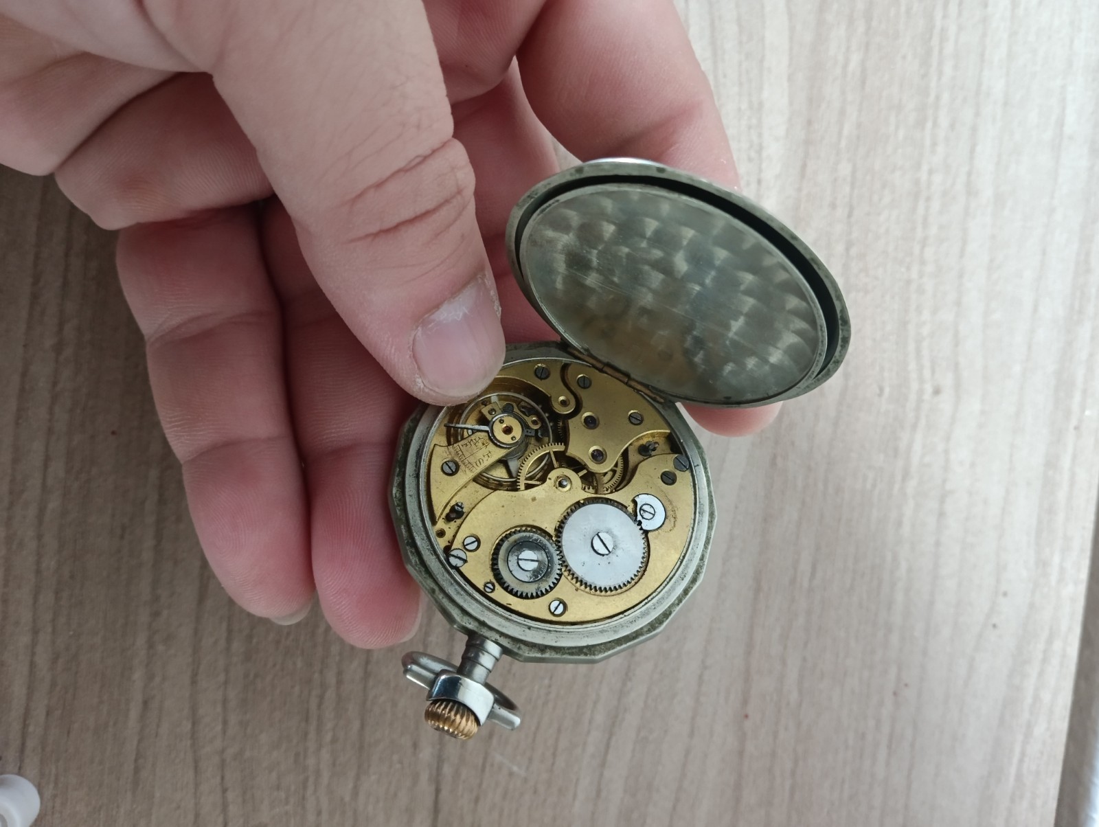 Silver Chronometer Pocket Watch BF - image 8