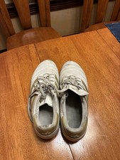 Adidas Copa Icon II Elite FG Men  s Soccer Cleats 9.5 US White Gold Used, Rare Di