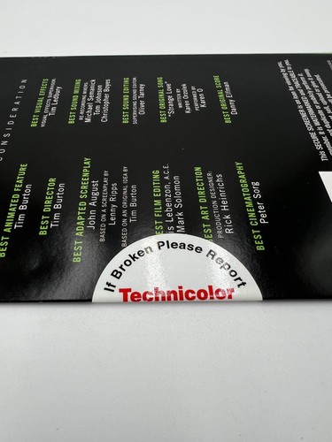 Frankenweenie DVD Awards Screener FYC Disney Tim Burton 2012 versiegelt Promo AMPAS - Bild 3 von 4